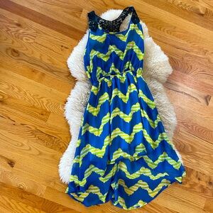 Event High-Low racer back dress